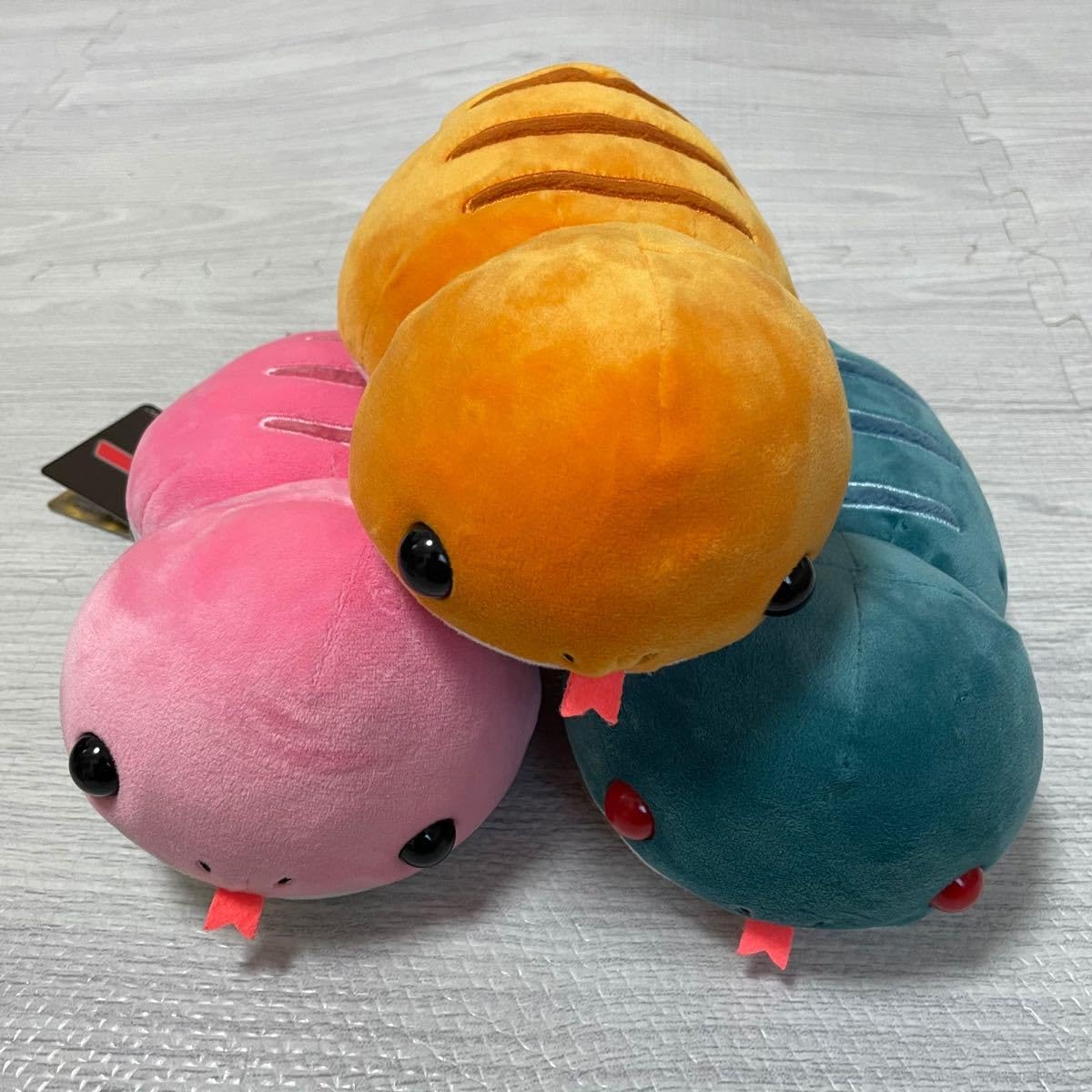 Amazon.co.jp: タグ もちぷにツチノコcute ぬいぐるみ 3点セット